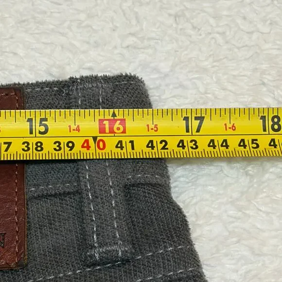 Gustin Jeans Mens 33 x 36 Gray California Straight Fit Denim Classic Made in USA - Picture 7 of 10